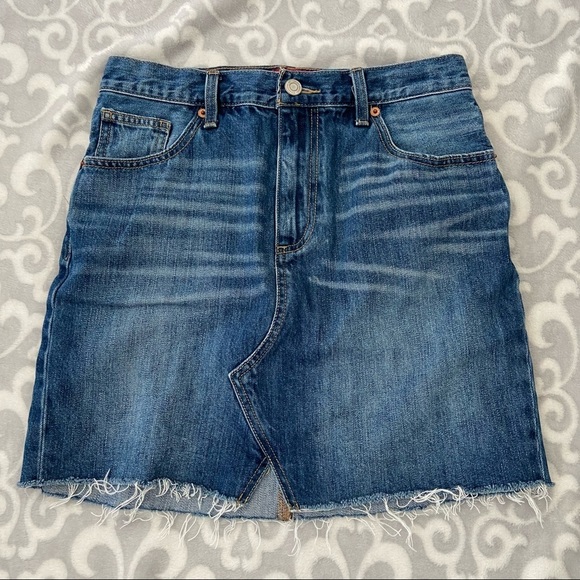 Lucky Brand Old Favorite Mini Jeans Skirt - Size 0/25 - Picture 4 of 11